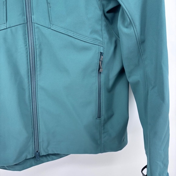 5.11 Tactical Jacket Womens Full Zip Outdoor Softshell Coat Teal Blue - Picture 5 of 7